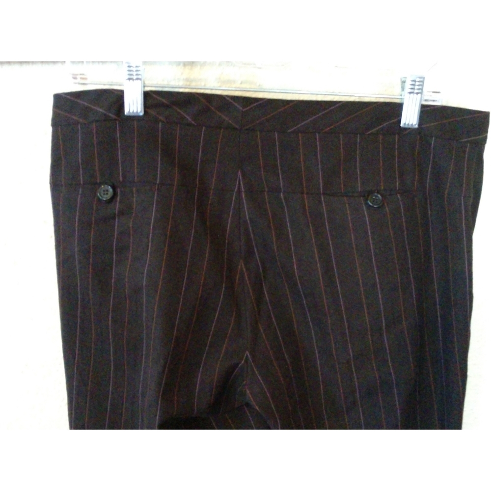 "The Limited" Drew Fit Flare Leg Pinstripe Trouser - Picture 7 of 12